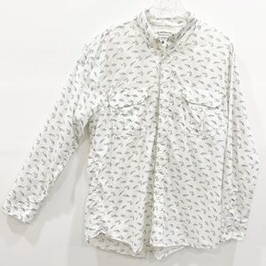 Clearwater Cotton Fish Long Sleeve Vented Shirt XL